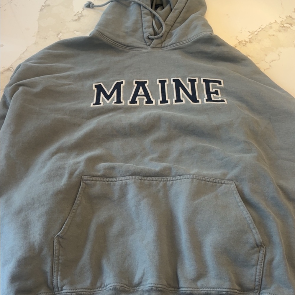 Sage Green 'Maine' Brandy Melville Hoodie